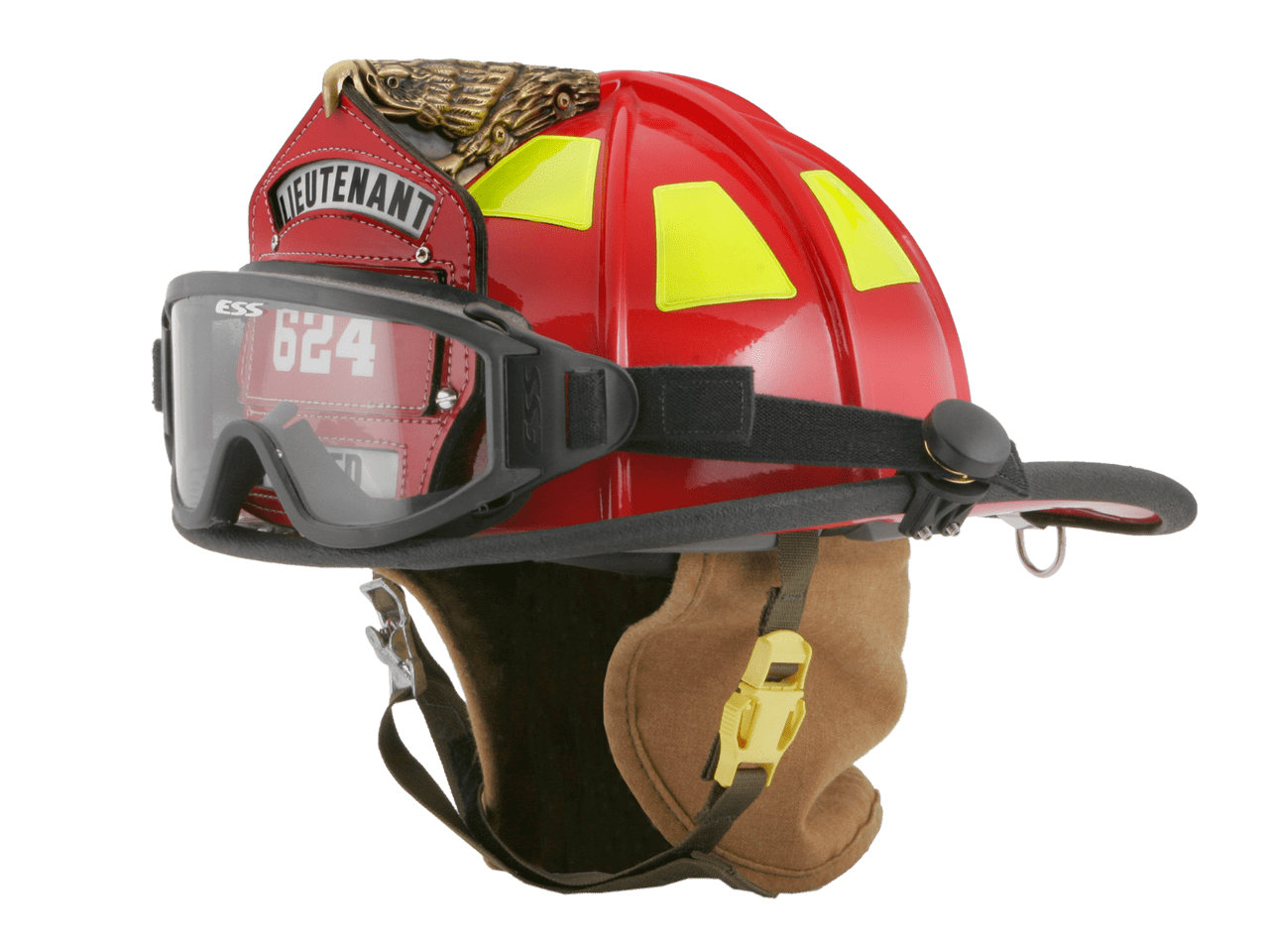 ESS Innerzone 1 NFPA 1971-2013 Fire Goggles 740-0264 Installed On Helmet