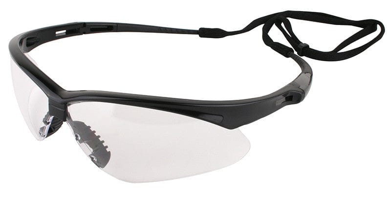 KleenGuard Nemesis Safety Glasses with Black Frame and Clear Anti-Fog Lens