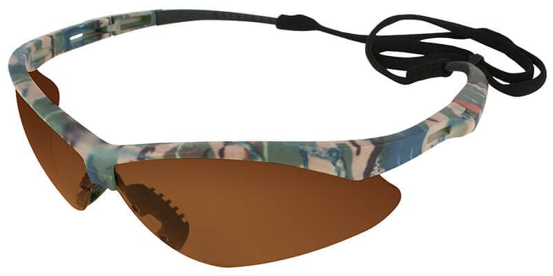 KleenGuard Nemesis Safety Glasses with Camo Frame and Bronze Lens 19644