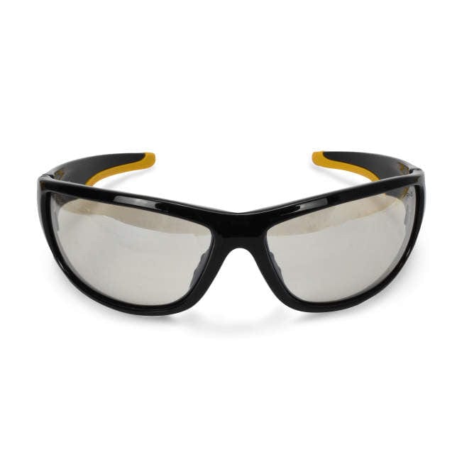 DeWalt Dominator Safety Glasses with Black Frame and Indoor/Outdoor Lens DPG94-9D Front View