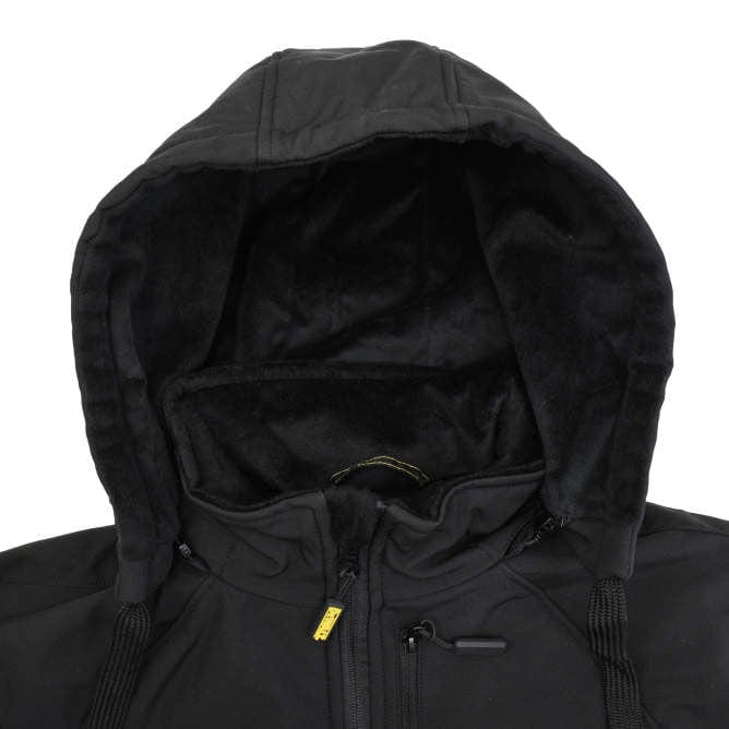 DEWALT® Women's Heated Soft Shell Coat Kitted DCHJ066C1 Hood Close Up View