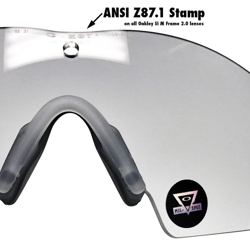 Oakley SI Ballistic M Frame 2.0 Strike ANSI Z87+ Black Frame with Clear Anti-Fog Lens