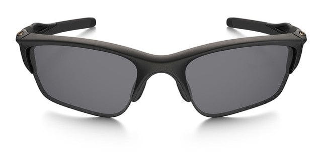 Oakley SI Half Jacket 2.0 XL Sunglasses Matte Black with Grey Polarized Lenses OO9154-13 Front View