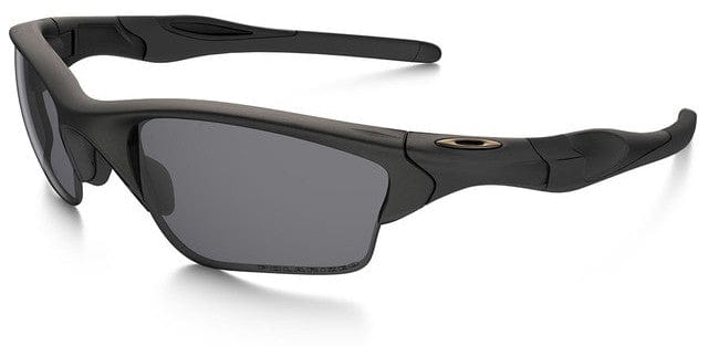 Oakley SI Half Jacket 2.0 XL Sunglasses Matte Black with Grey Polarized Lenses OO9154-13