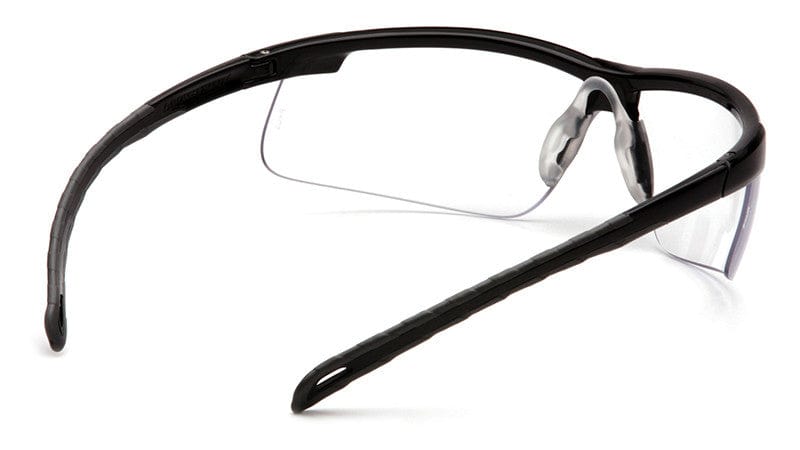 Pyramex Ever-Lite Safety Glasses with Black Frame and Clear Anti-Fog Lenses Right Side