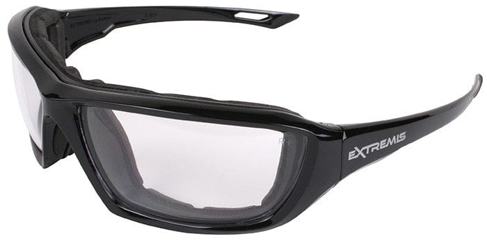 Radians Extremis XT1-11 Safety Glasses with Foam-Padded Frame Clear Anti-Fog Lens