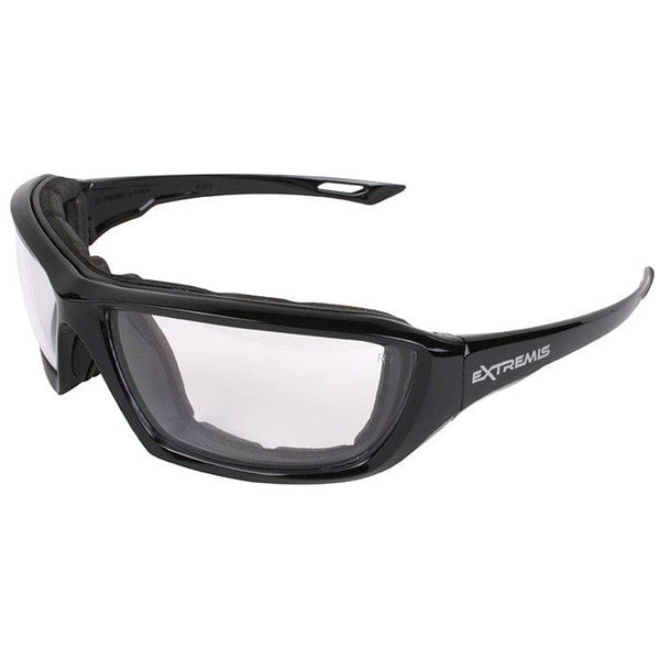 Radians Extremis Safety Glasses Black Frame Clear Anti-Fog Lens