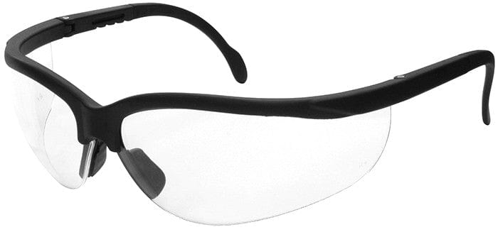 Radians Journey Safety Glasses with Black Frame and Clear Lens JR0110ID