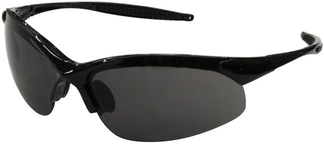 Radians Rad-Infinity Safety Glasses with Black Frame and Smoke Lens IN1-20