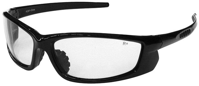 Radians Voltage Safety Glasses with Black Frame and Clear Lens VT1-10