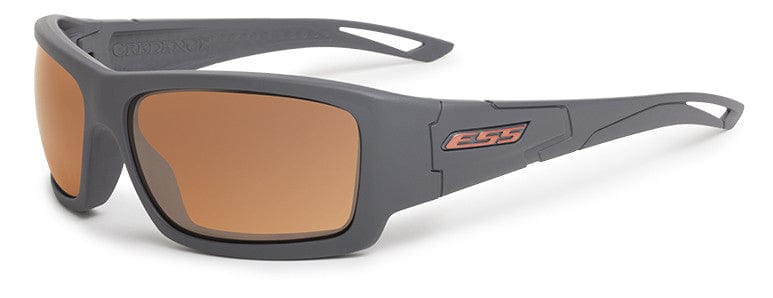 ESS Credence Ballistic Sunglasses Gray Frame Mirrored Copper Lenses EE9015-02