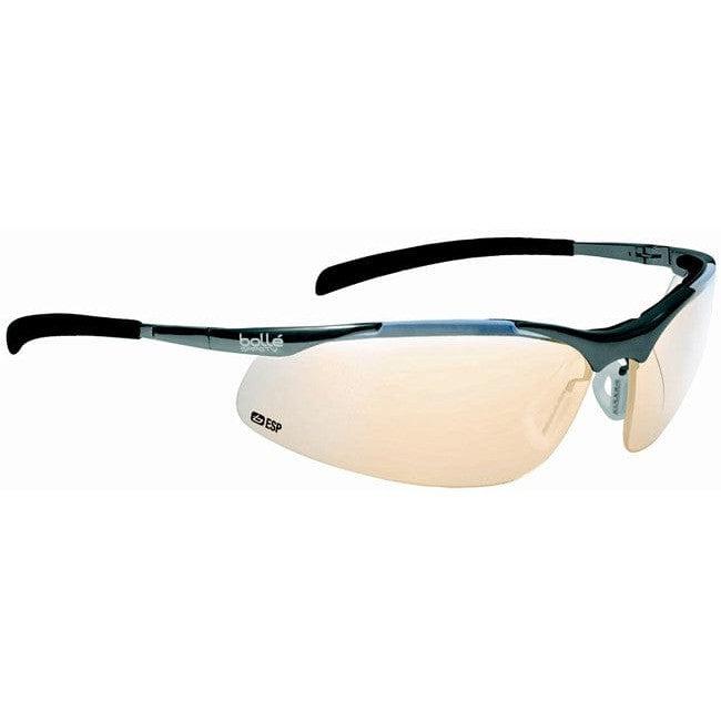 Bolle CONTESP Konturbrille – Bronze, Nylongestell, ESP, Kratzfeste Gläser – Für Schutz & Klare Sicht