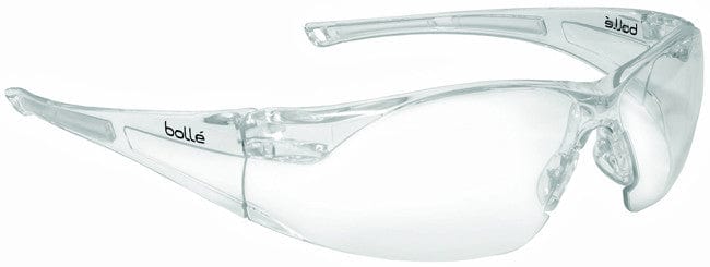 Bolle 40070 Rush Safety Glasses with Clear Anti-Scratch and Anti-Fog Lens