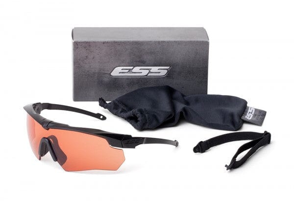 ESS Crossbow Suppressor Safety Glasses with Black Frame and HD Copper Lens