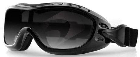 Bobster Night Hawk OTG Goggle with Black Frame and Anti-Fog Smoke Lens