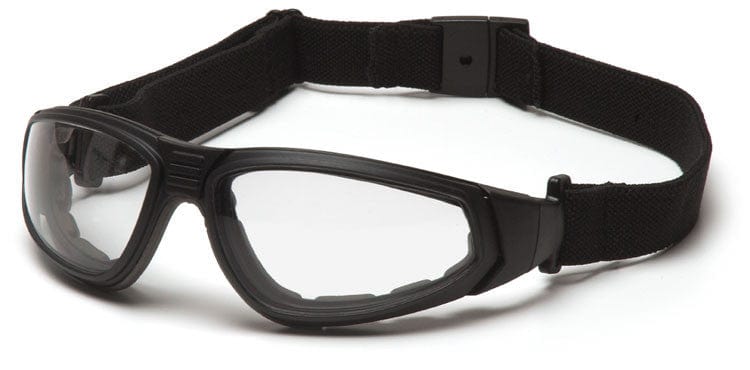 Pyramex XSG Goggle Black Frame Clear Anti-Fog Lens with Strap GB4010ST