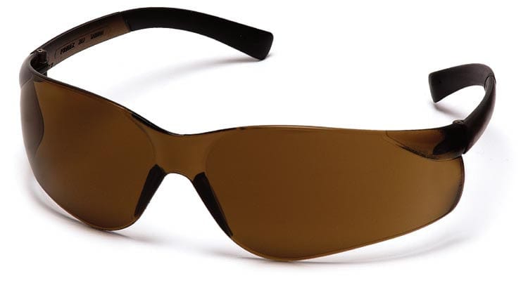 Pyramex Ztek Safety Glasses with Coffee Lens S2515S