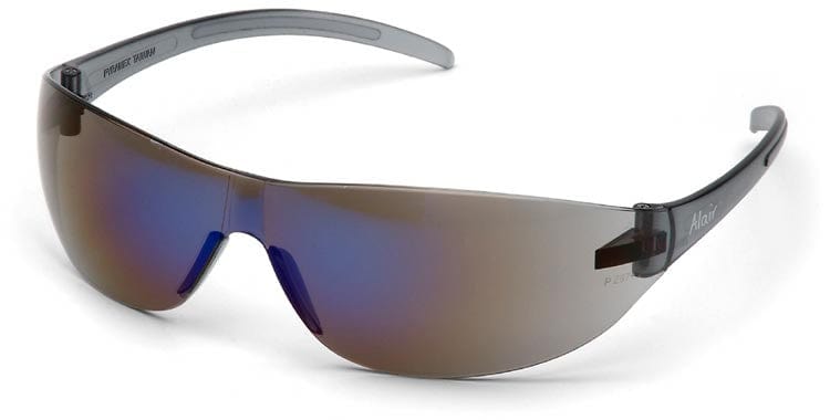 Pyramex Alair Safety Glasses with Blue Mirror Lens S3275S