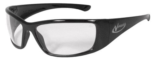 Radians Vengeance Safety Glasses with Black Frame and Clear Anti-Fog Lens
