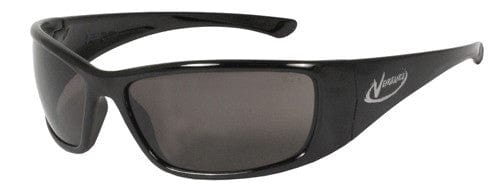Radians Vengeance Safety Glasses with Black Frame and Smoke Polarized Lens