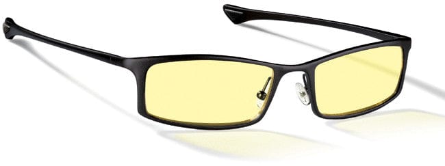 Gunnar Phenom Computer Glasses with Onyx Frame and Amber Lens