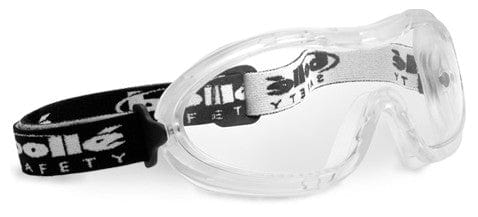 Bolle Nitro Safety Goggle with Translucent Frame and Clear Anti-Scratch and Anti-Fog Lens