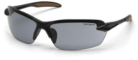 Carhartt Spokane Safety Glasses with Black Frame and Gray Lens CHB320D
