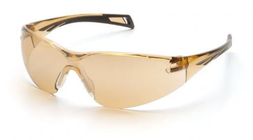Pyramex PMXSlim SB7138S Safety Glasses with Black Temples and Bronze Lens