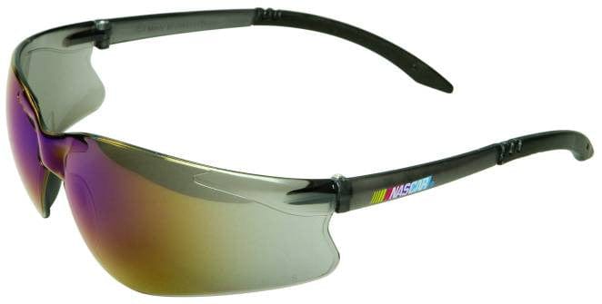 NASCAR GT Safety Glasses with Blue Mirror Lens
