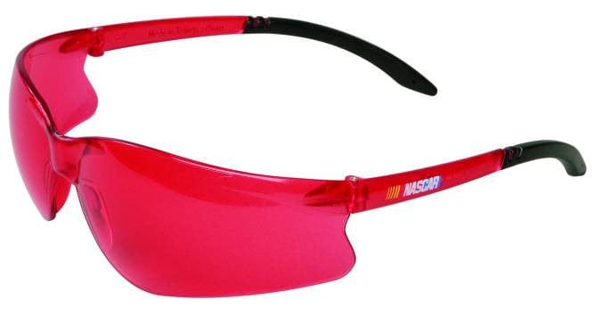 NASCAR GT Safety Glasses with Vermillion Lens