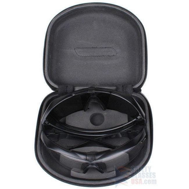 ESS Crossbow Suppressor 2X Shooting Glasses – 2 Lens Kit (Clear & Gray) With Anti-Fog, Made In USA