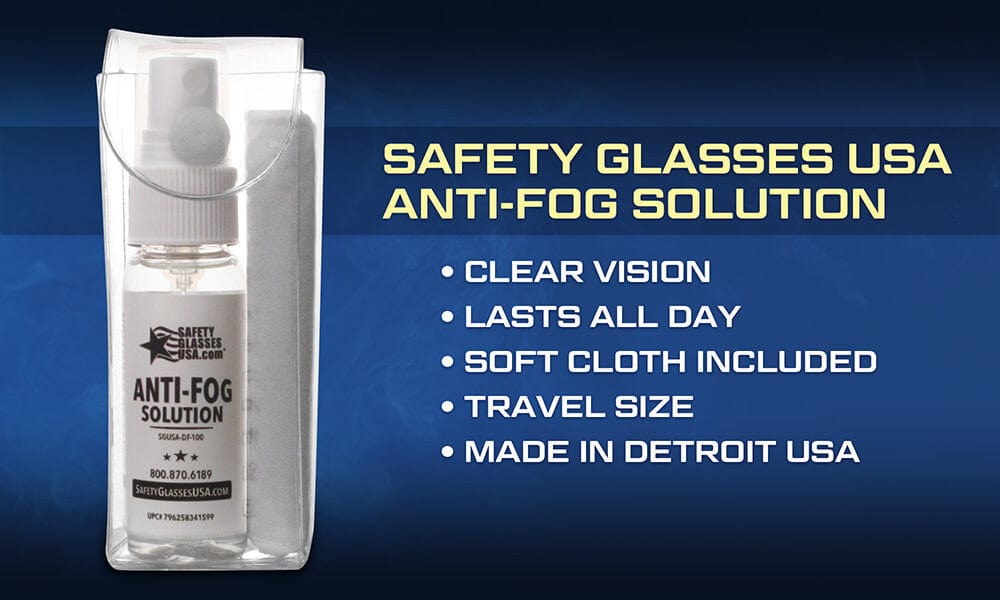Safety Glasses USA DEFOGIT Anti-Fog Spray Kit SGUSA-DF100 - Benefits