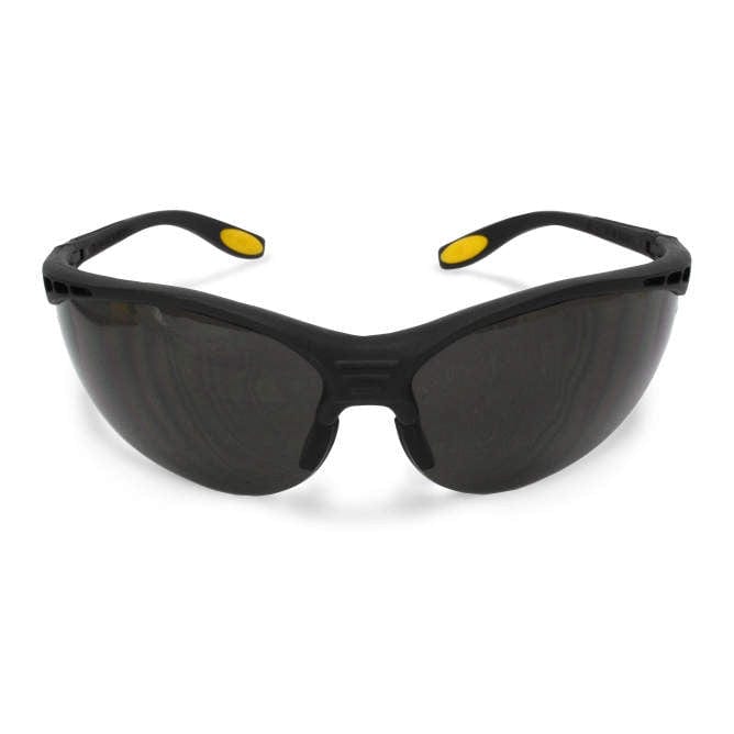 DEWALT Reinforcer Safety Glasses with Smoke Lens DPG58-2D Front View