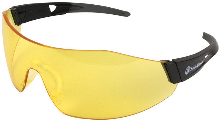 Smith & Wesson 44-Magnum Safety Glasses with Black Temples and Amber Anti-Fog Lens 23456