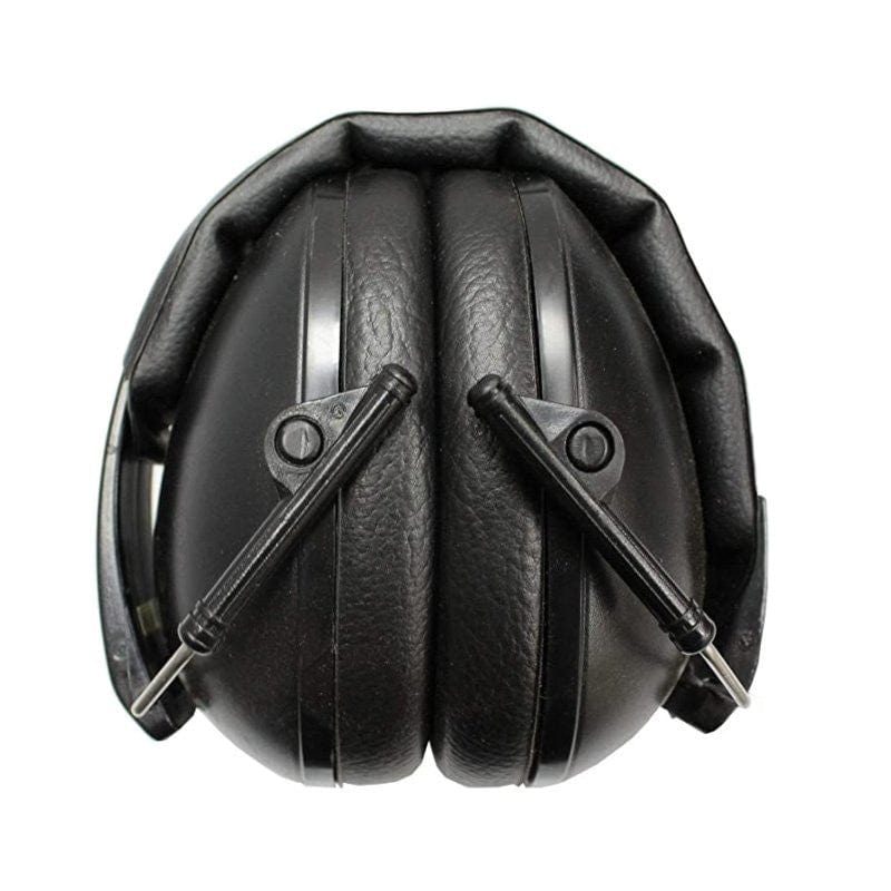 Walker's Pro Low-Profile Folding Earmuff Black Folded