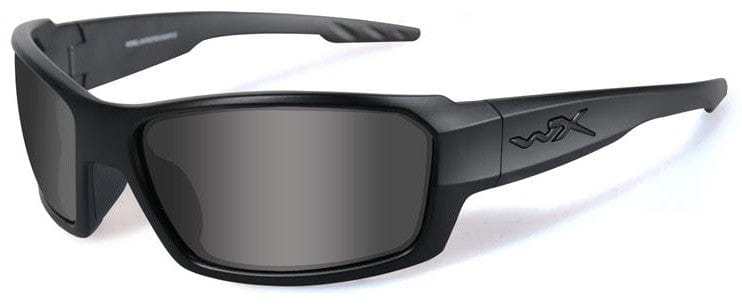 Wiley X Rebel Black Ops Safety Sunglasses Matte Black Frame Smoke Lens ACREB01