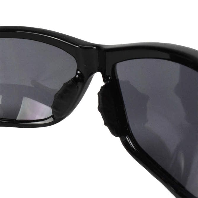 DeWalt Dominator Safety Glasses with Black Frame and Smoke Lens DPG94-2D Inside View